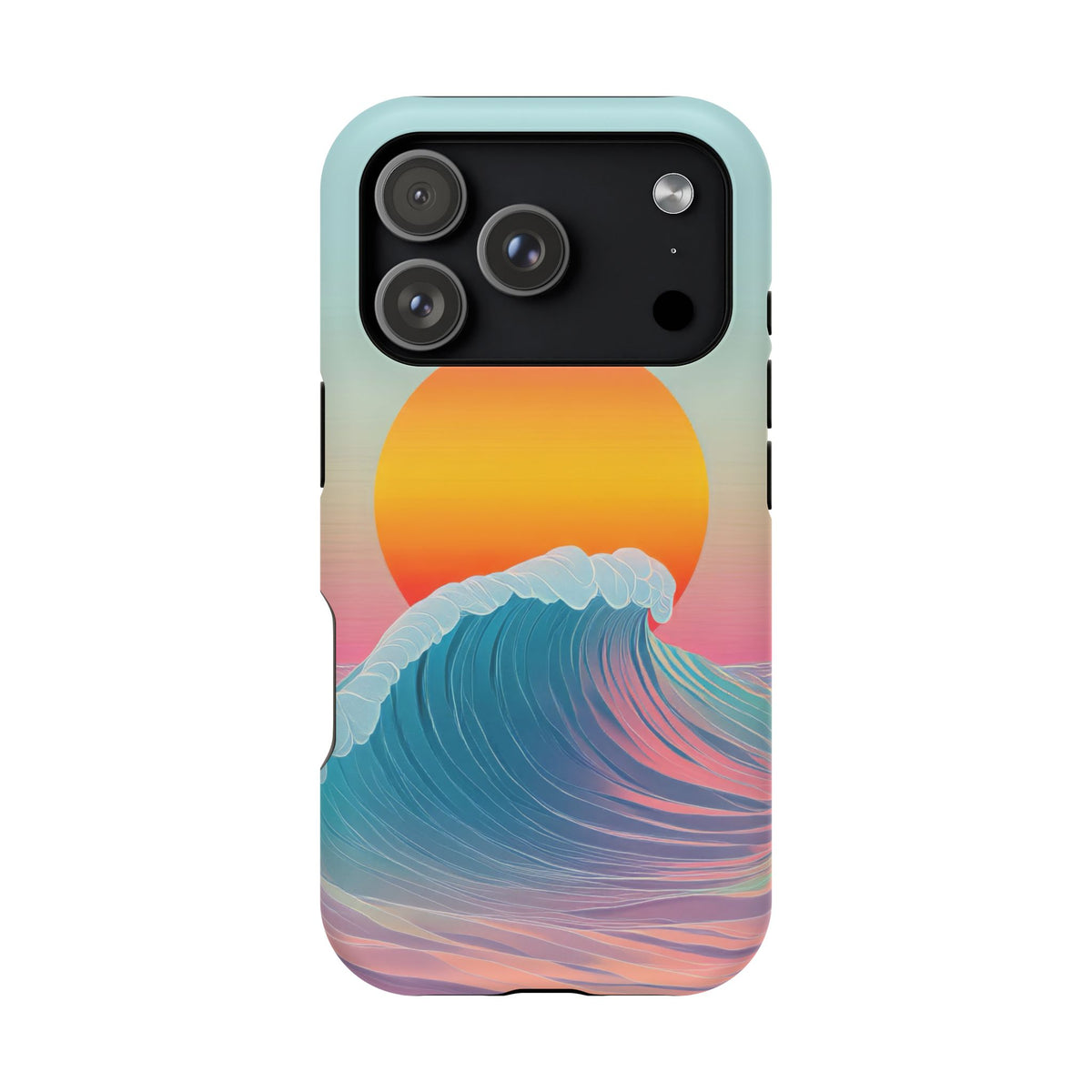 Sunset Wave - Magnetic iPhone Case