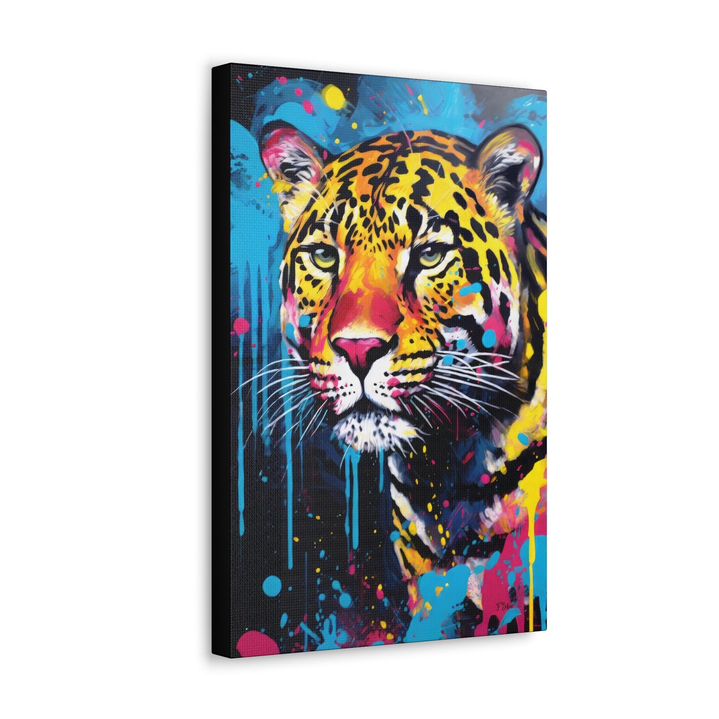 Abstract Leopard - Canvas Wall Art