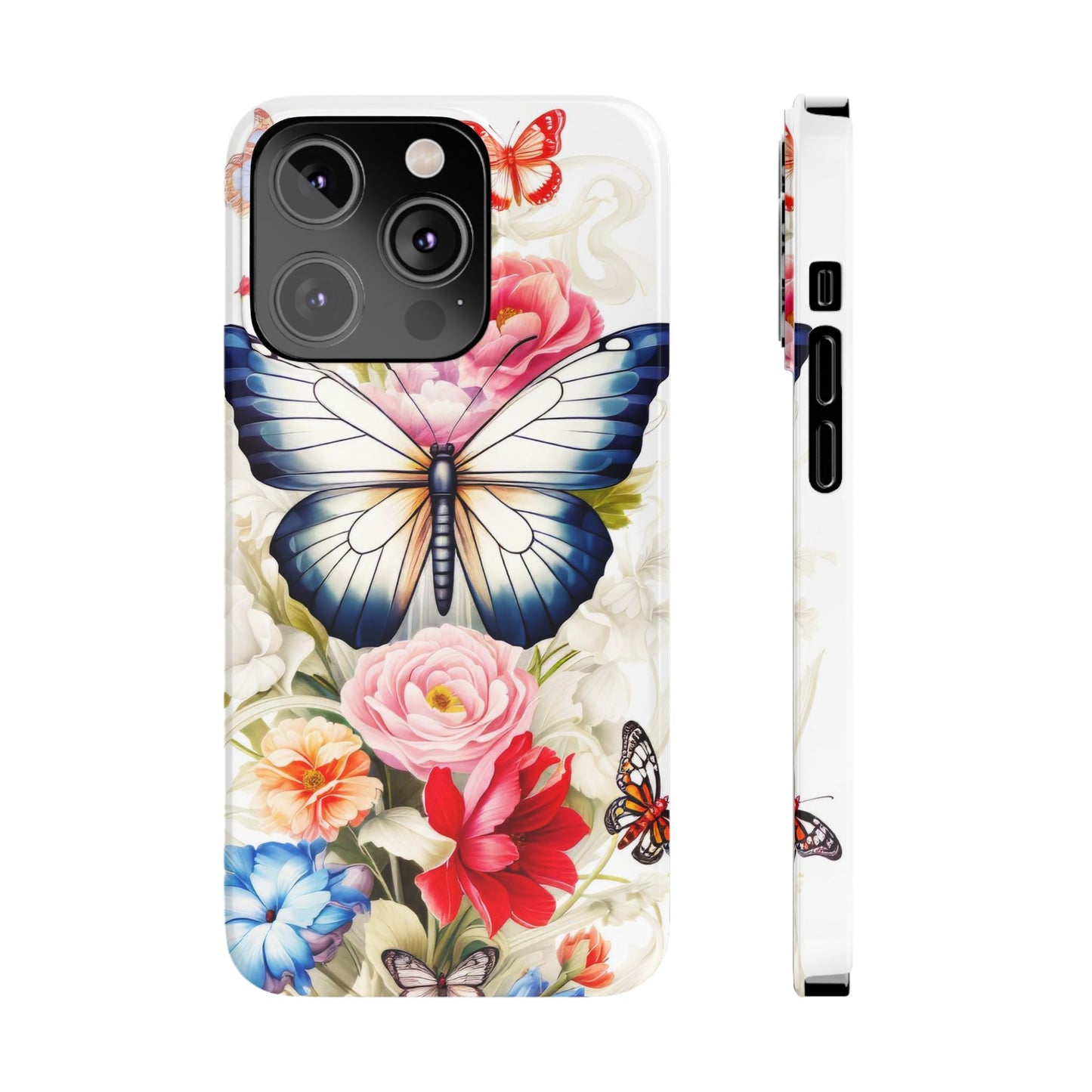 Butterfly Floral - iPhone Case