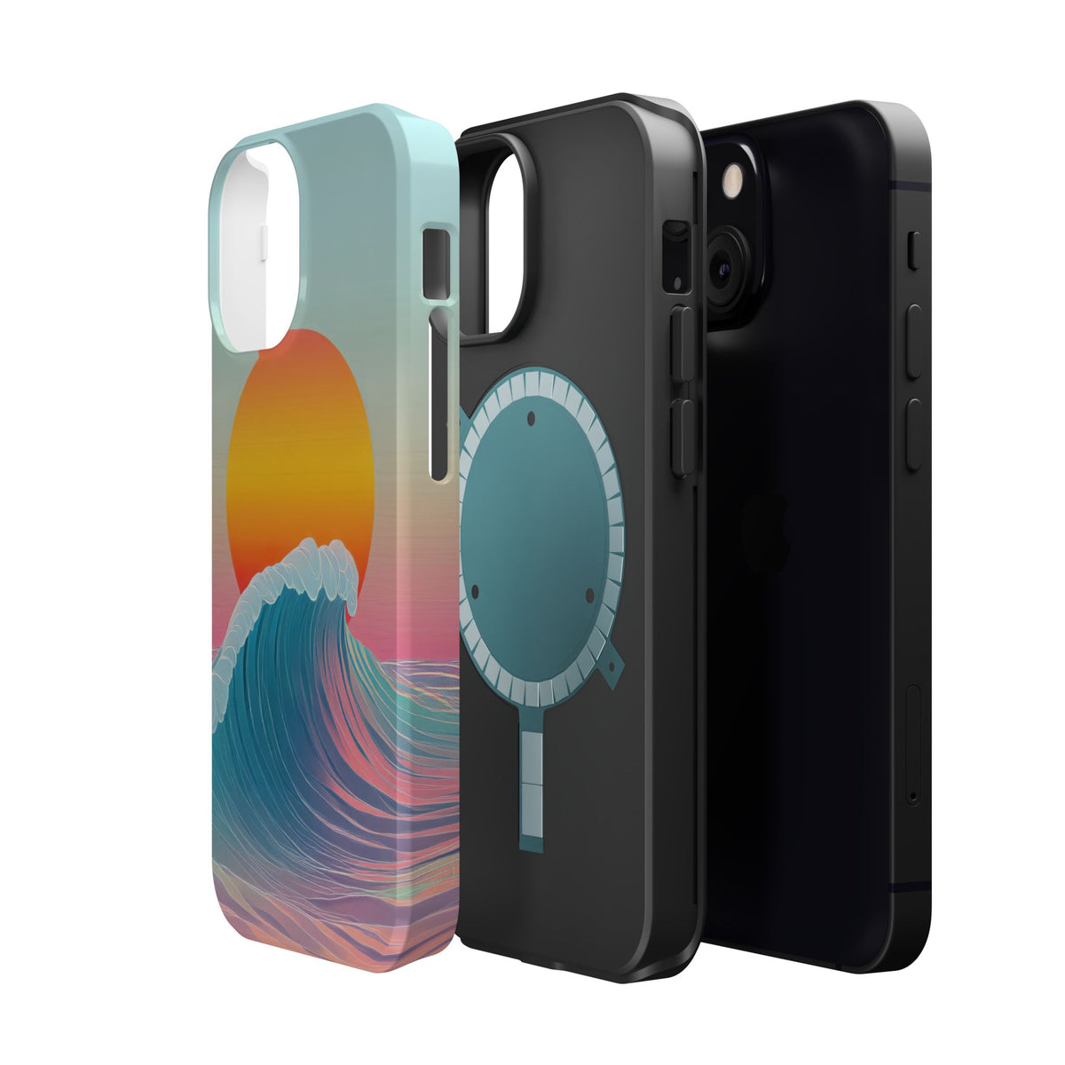 Sunset Wave - Magnetic iPhone Case