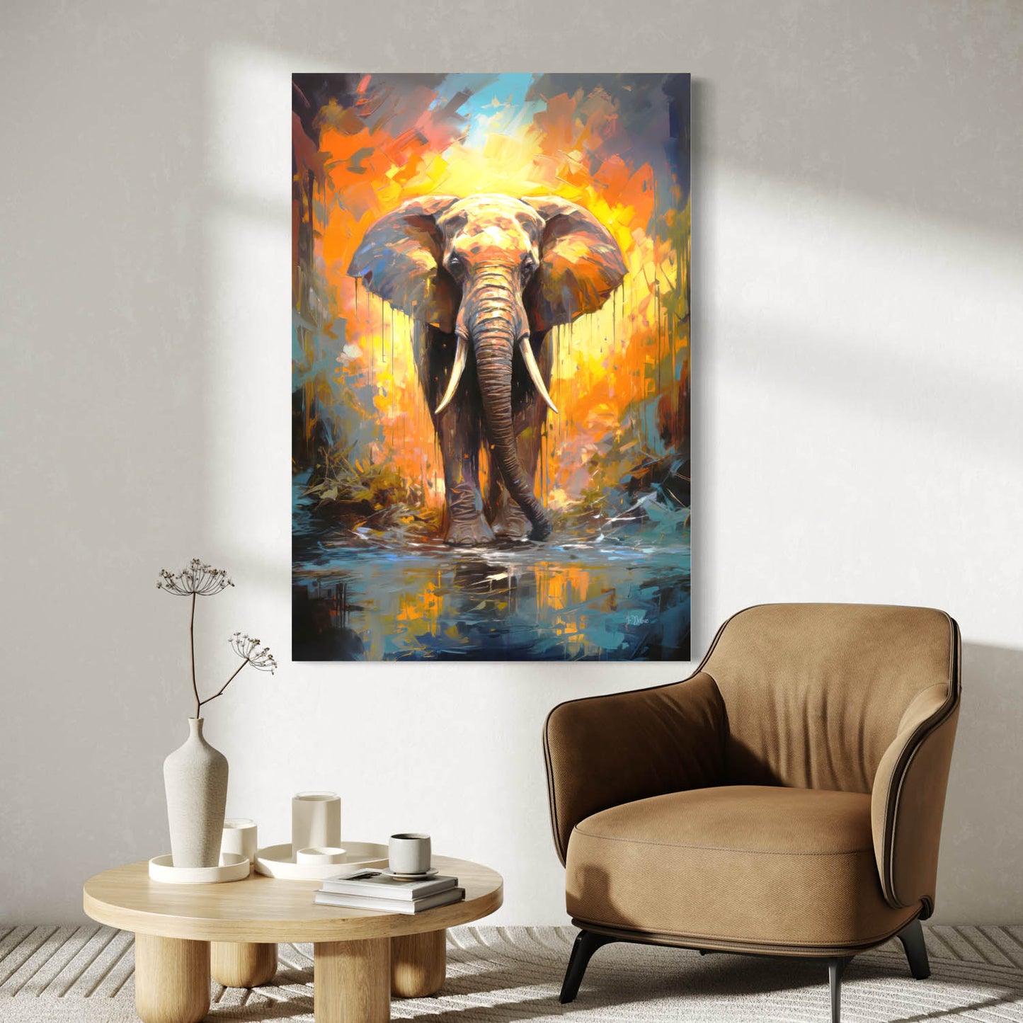 Majestic Elephant - Canvas Wall Art