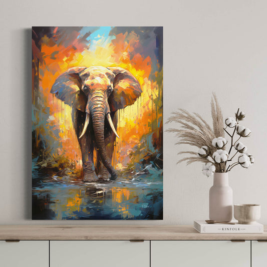 Majestic Elephant - Canvas Wall Art