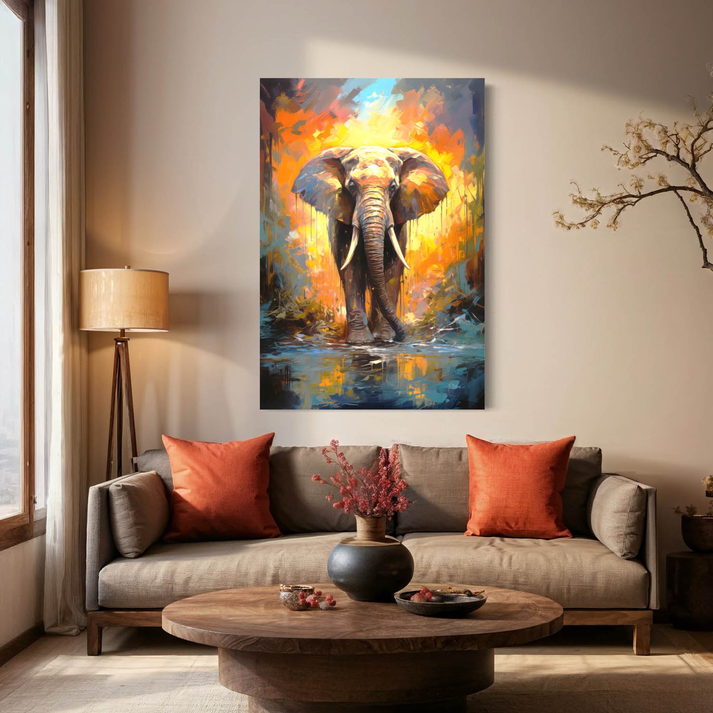 Majestic Elephant - Canvas Wall Art