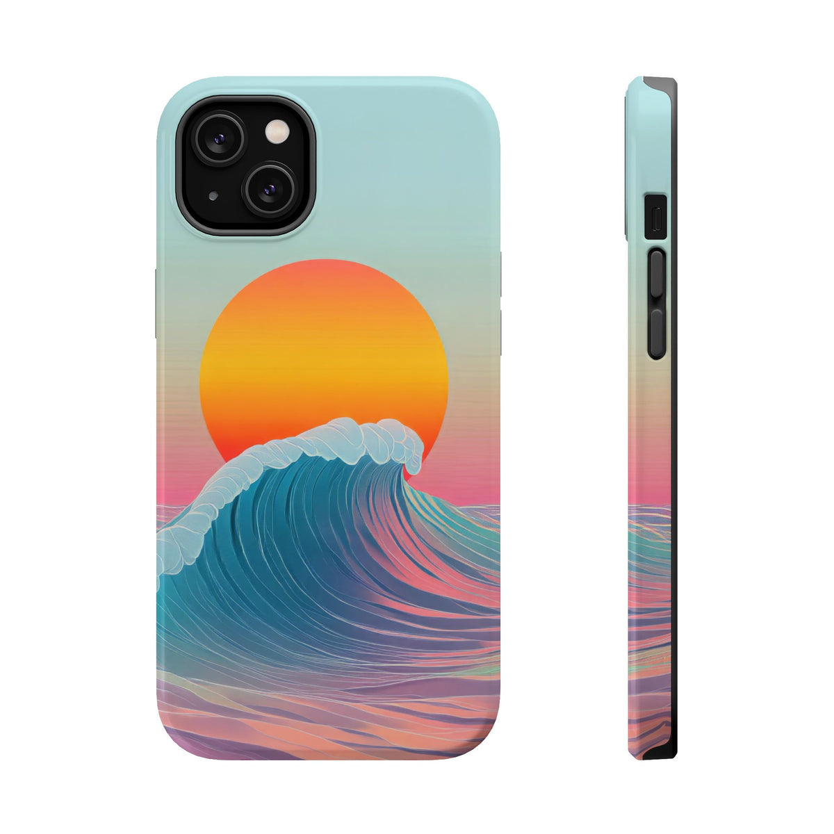 Sunset Wave - Magnetic iPhone Case
