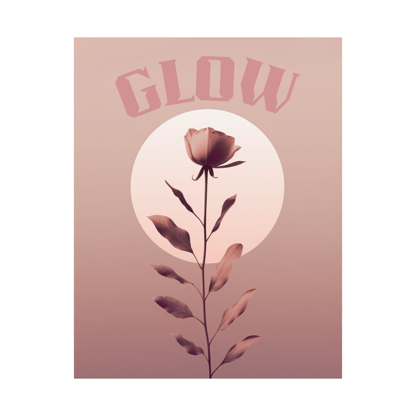 Glow – Floral Art Print