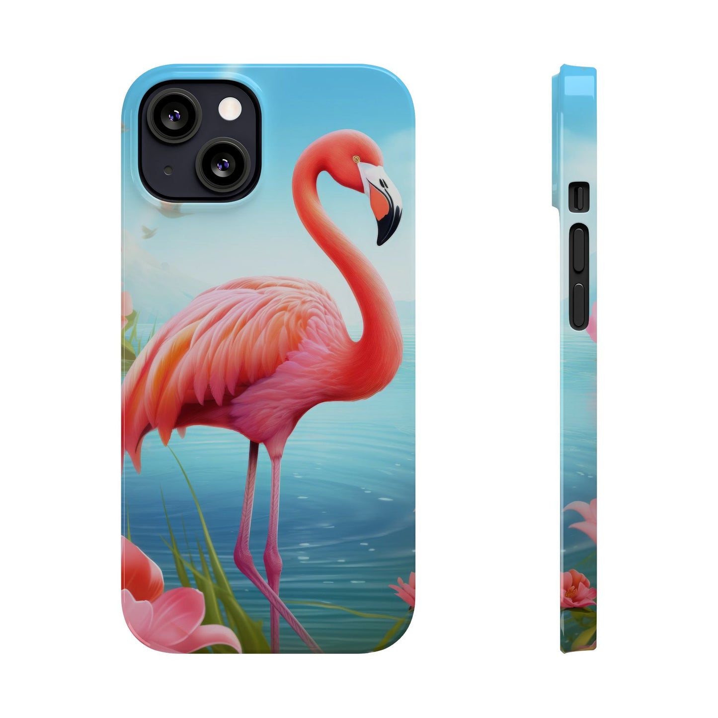 Tropical Flamingo - iPhone Case