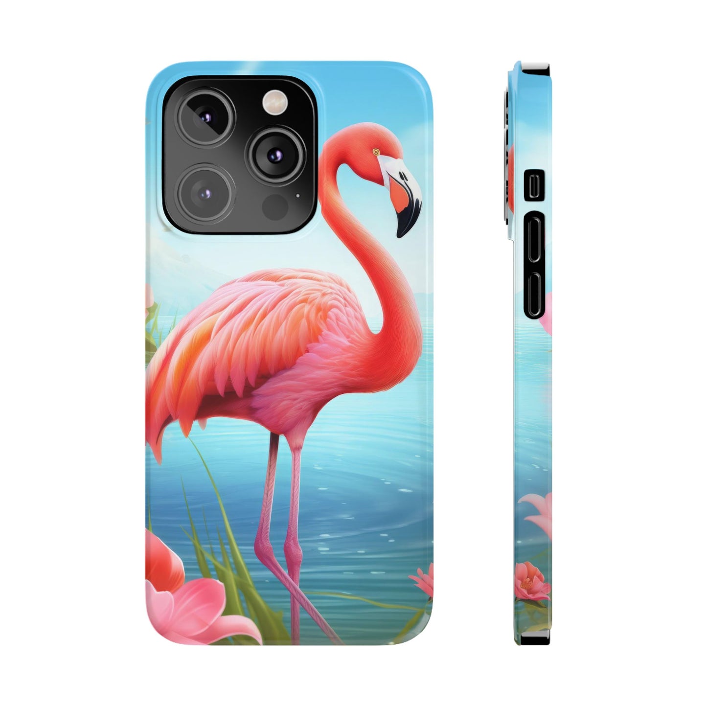 Tropical Flamingo - iPhone Case