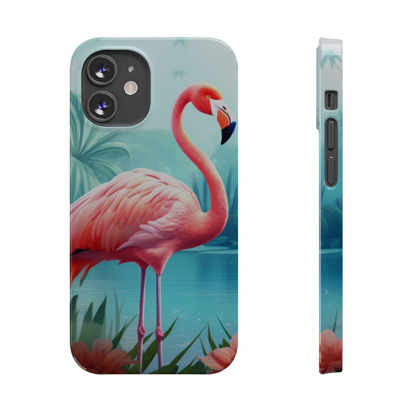 Pink Flamingo - iPhone Case