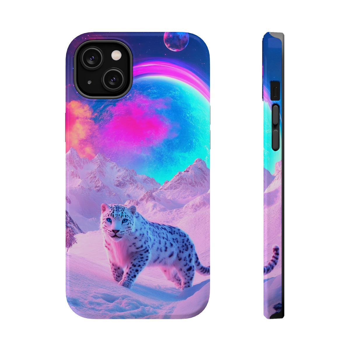 Snow Leopard - Magnetic iPhone Case