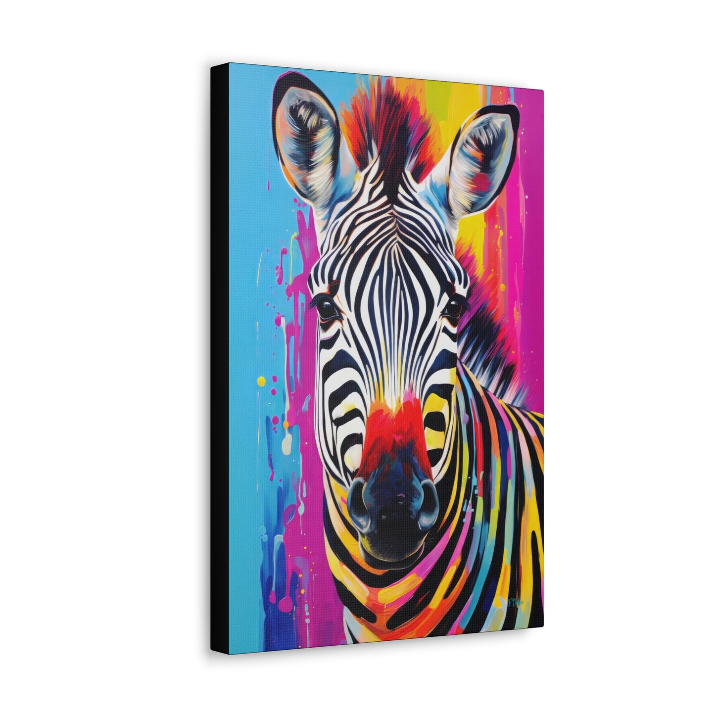 Abstract Zebra - Canvas Wall Art