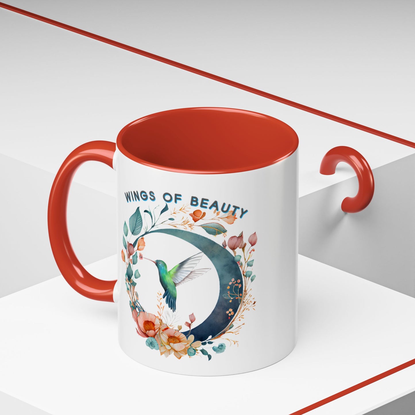 Elegant Hummingbird Mug