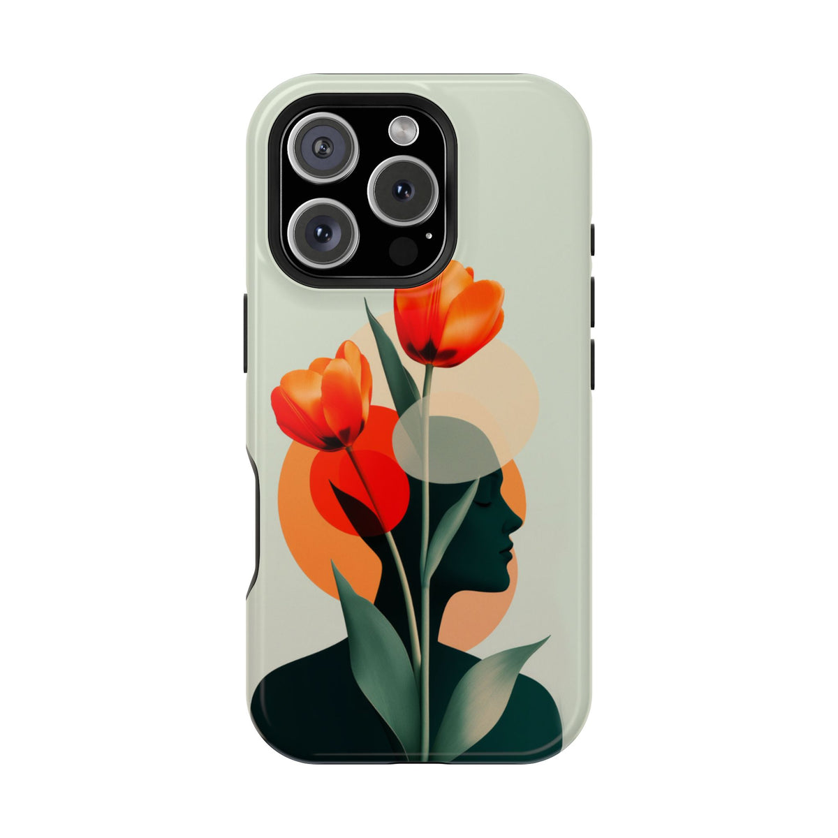 Tulip Silhouette - Magnetic iPhone Case