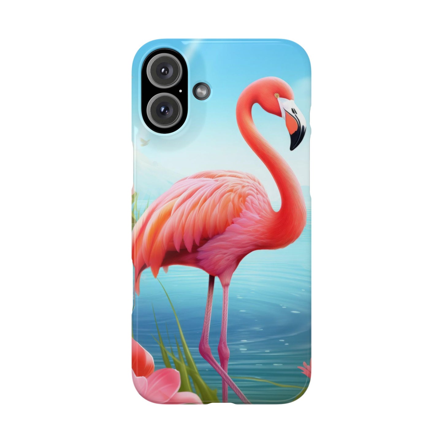 Tropical Flamingo - iPhone Case