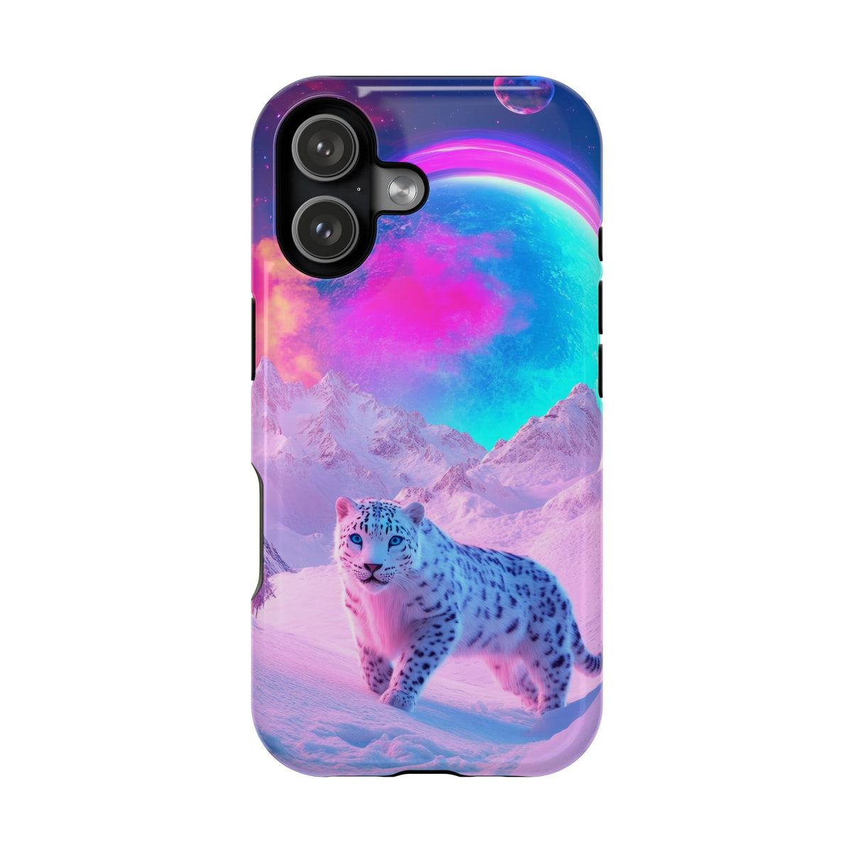 Snow Leopard - Magnetic iPhone Case
