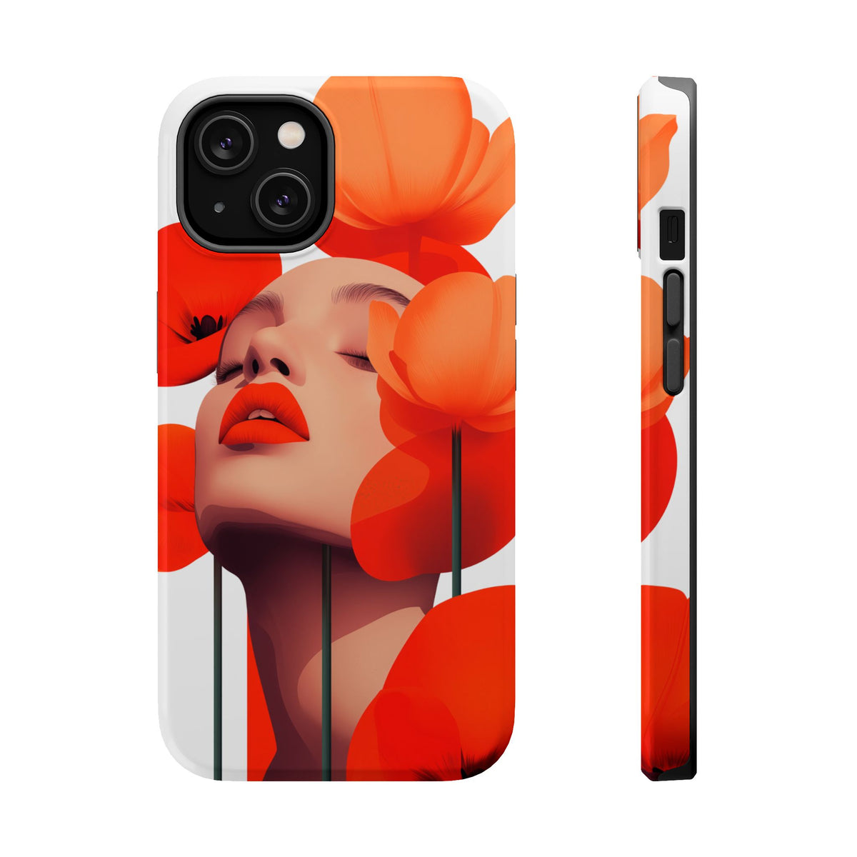 Dahlia Portrait - Magnetic iPhone Case
