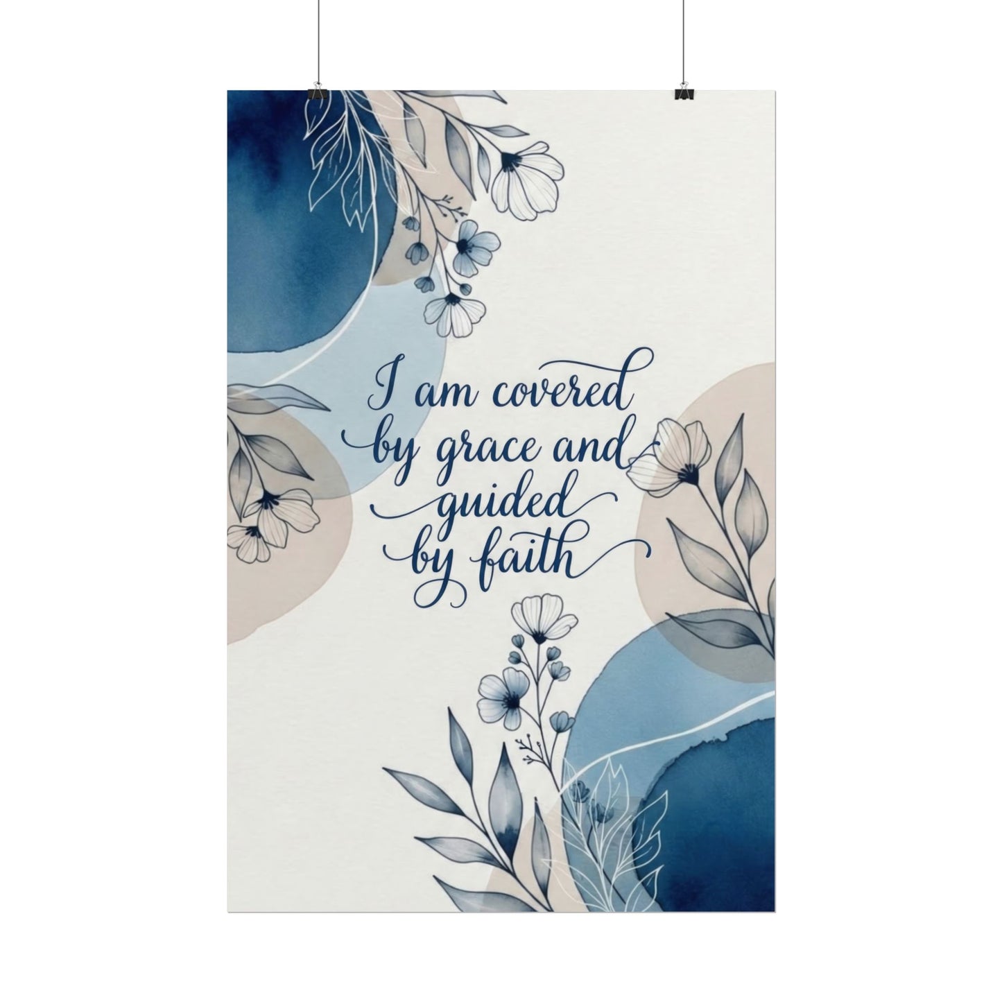Covered by Grace - Christian Art Print
