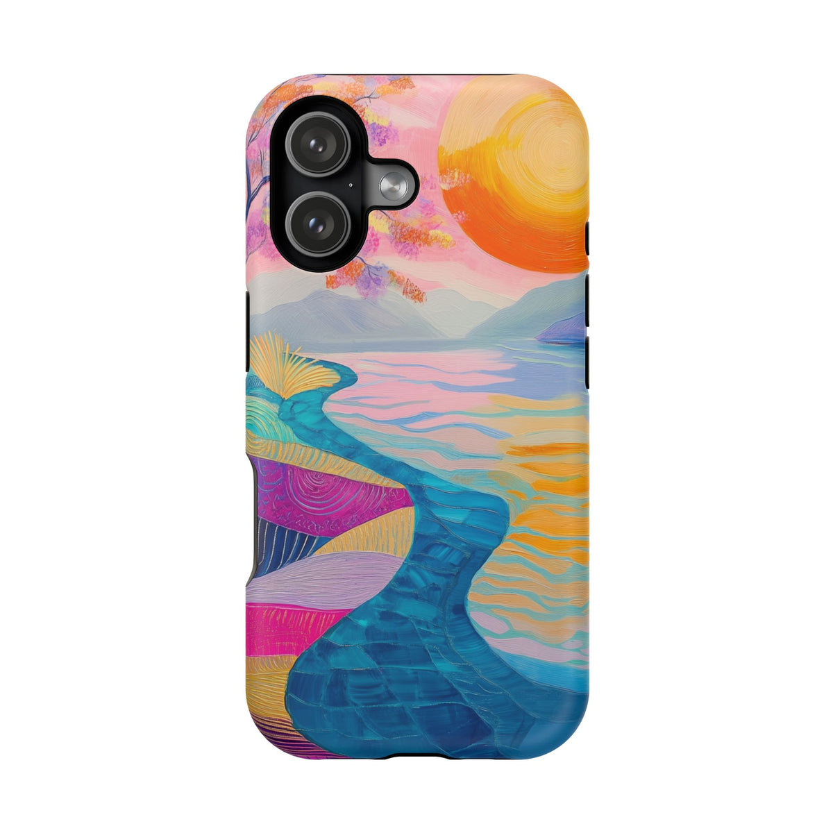 Sunset River - Magnetic iPhone Case