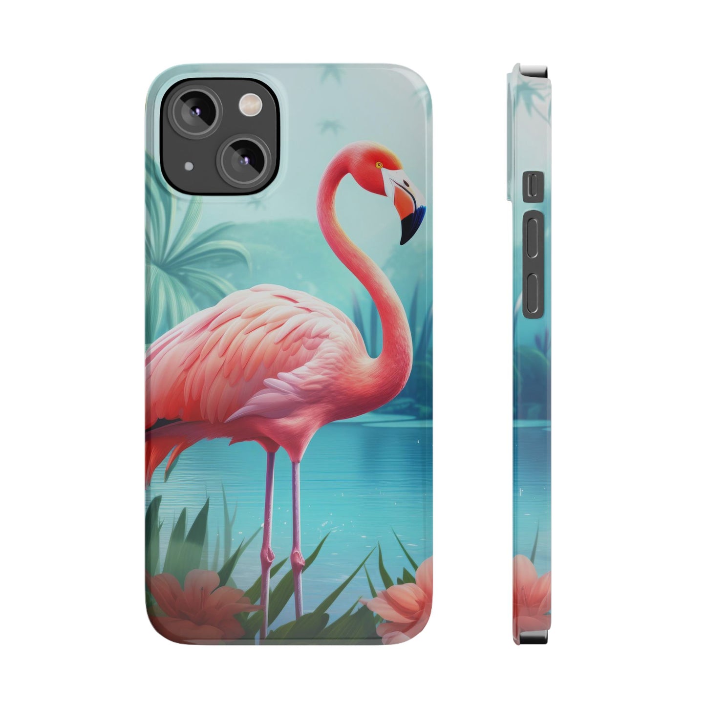 Pink Flamingo - iPhone Case