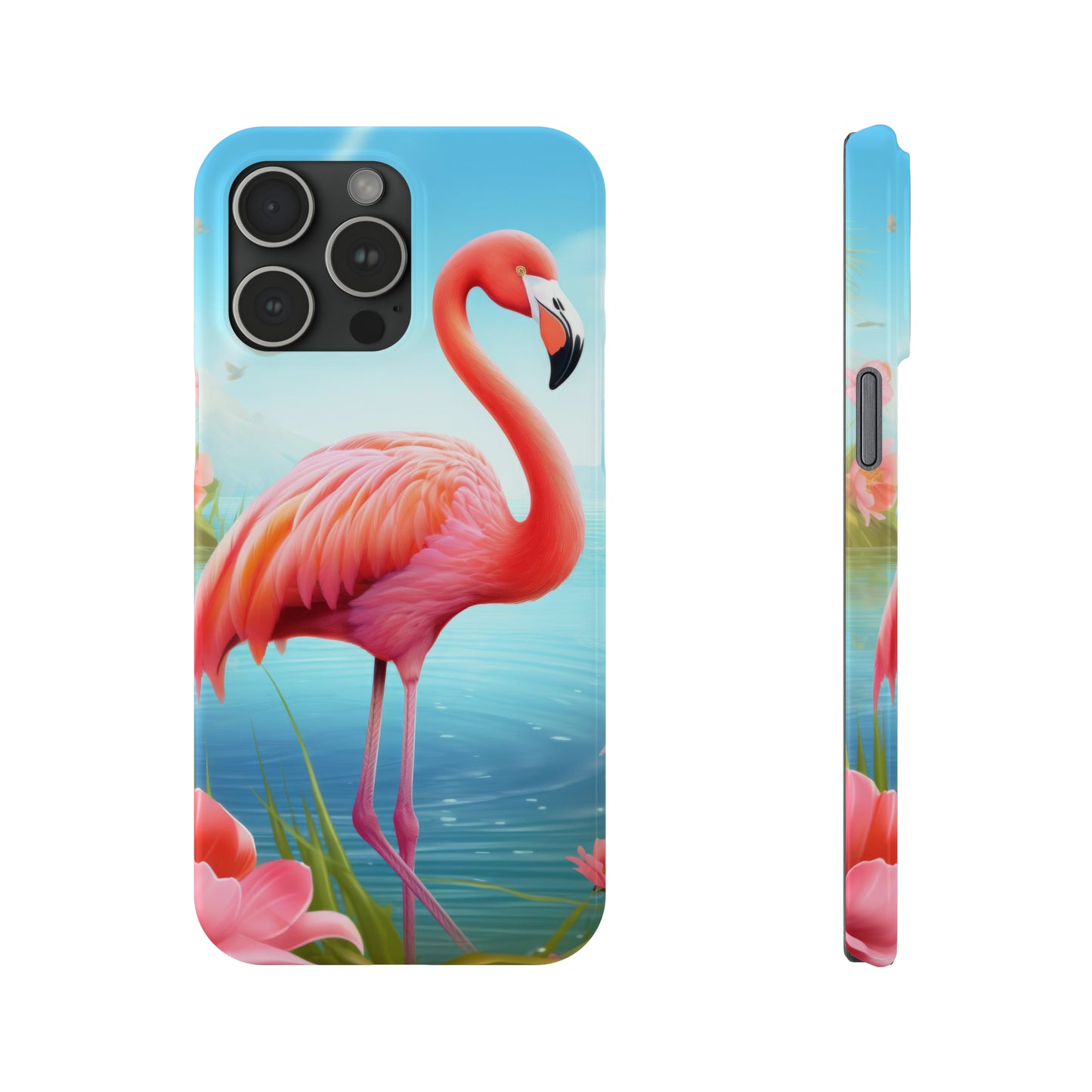 Tropical Flamingo iPhone Case