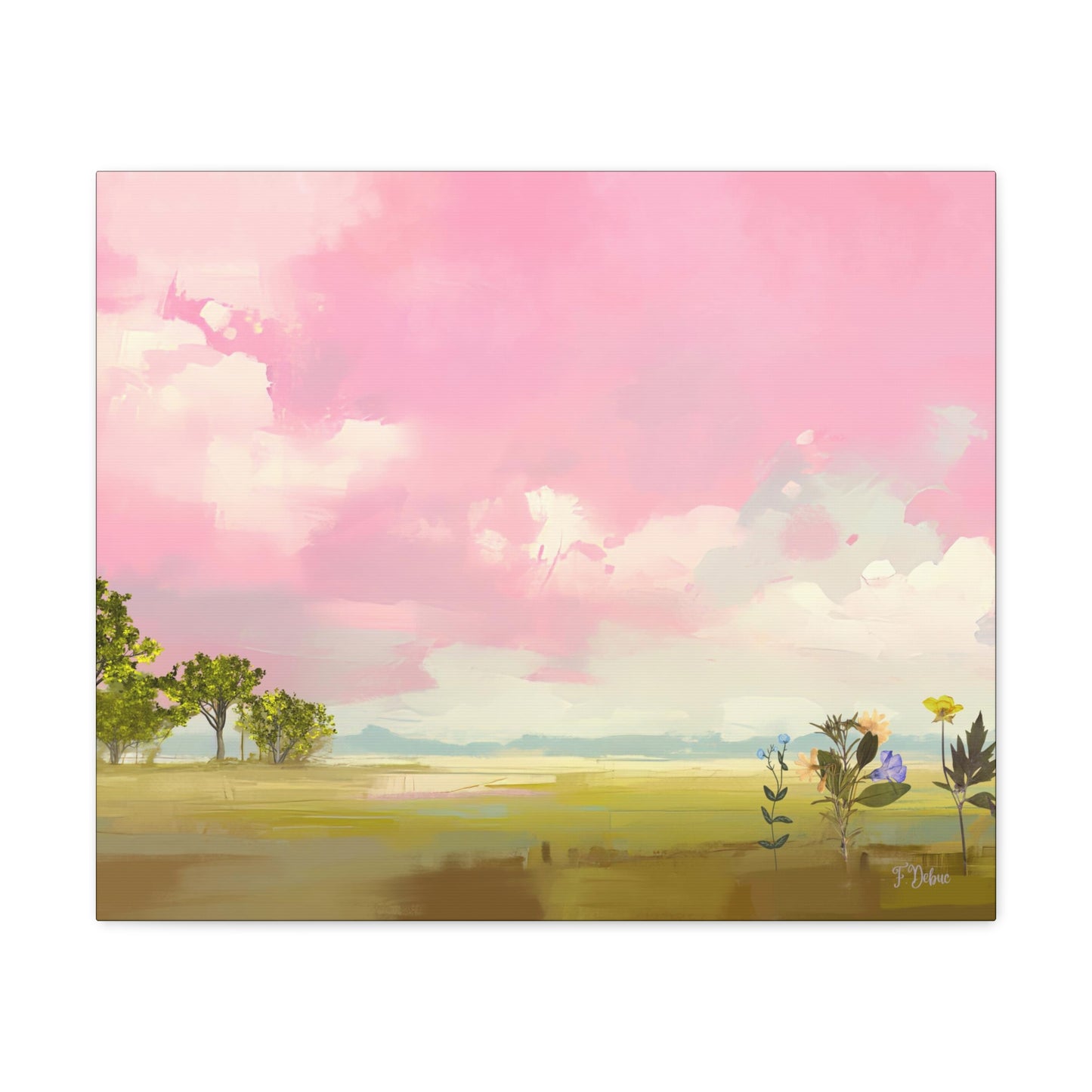 Pastel Serenity – Canvas Art Print
