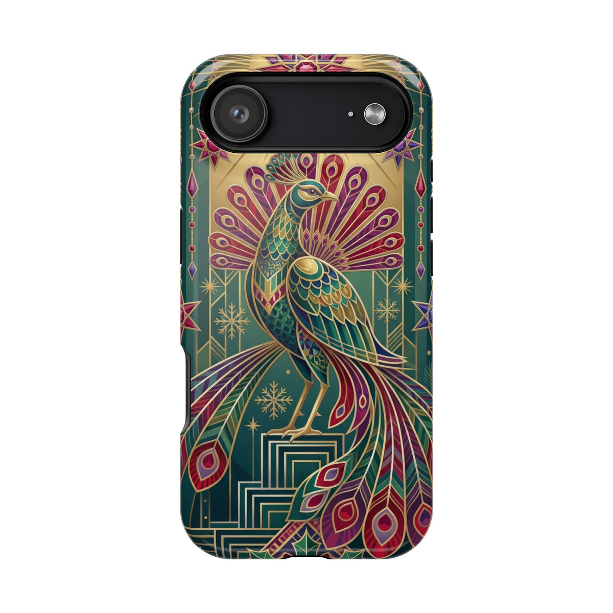 Art Deco Peacock - Magnetic iPhone Case