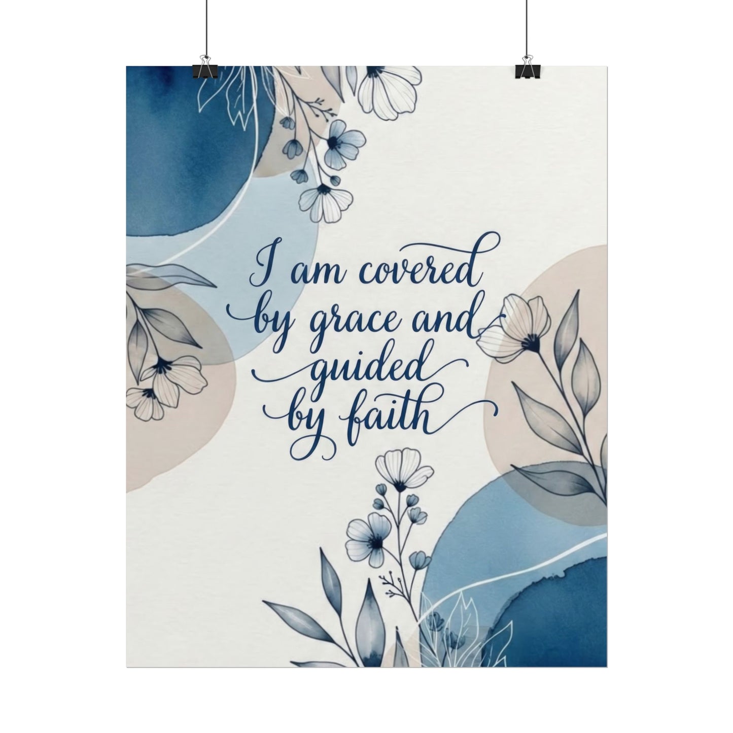 Covered by Grace - Christian Art Print