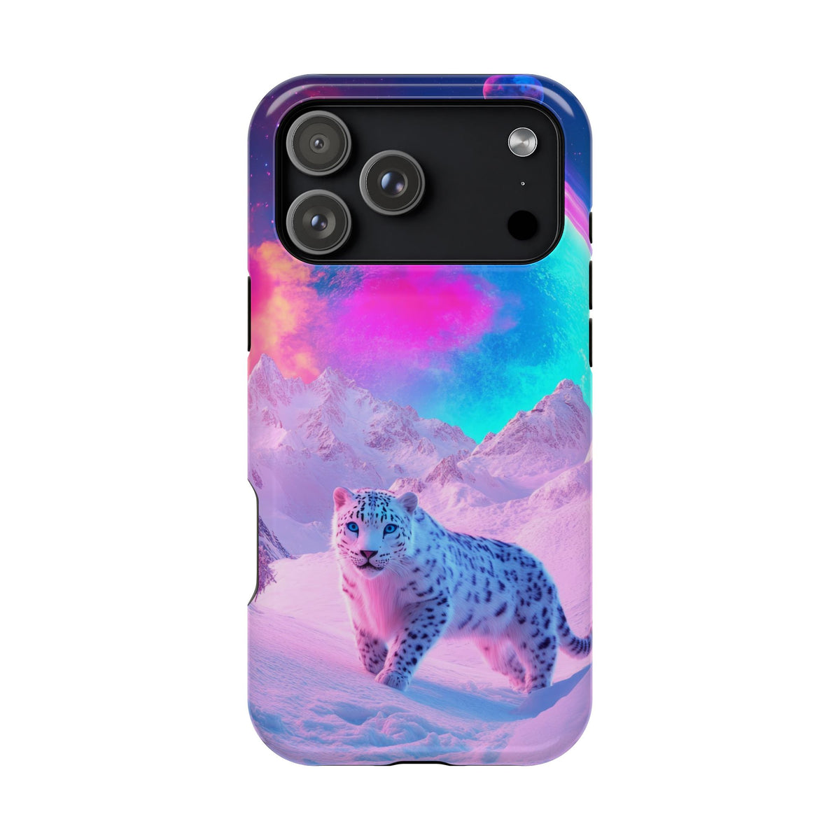 Snow Leopard - Magnetic iPhone Case