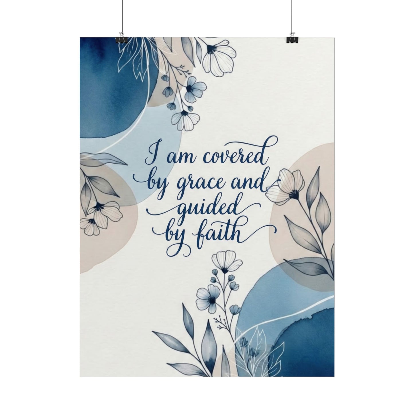 Covered by Grace - Christian Art Print