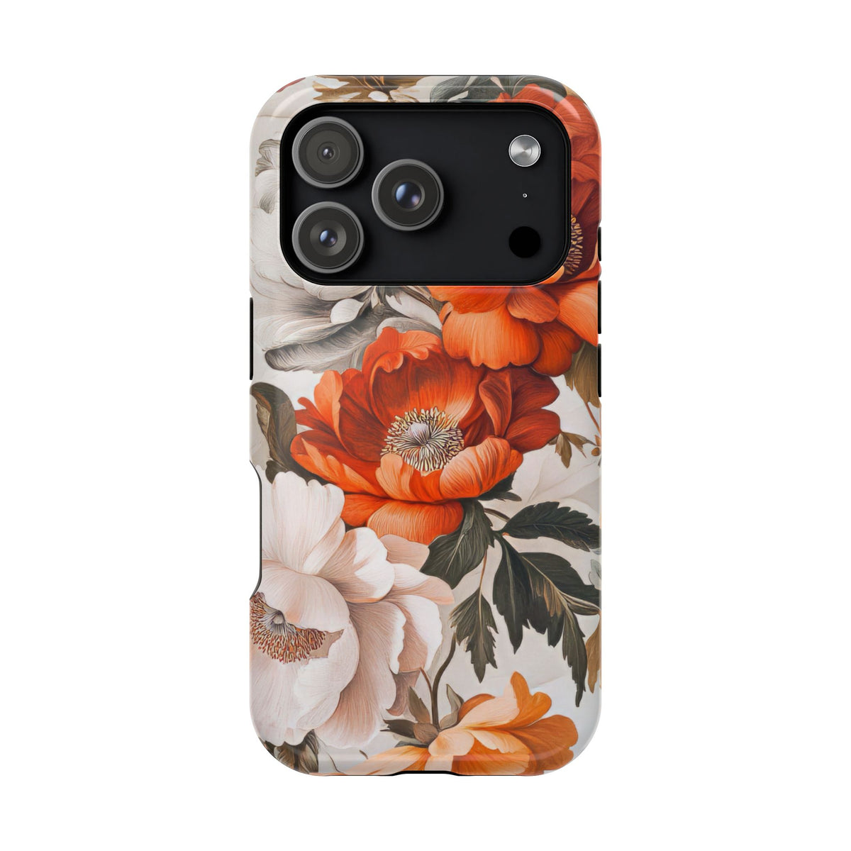 Vintage Peony Bloom - Magnetic iPhone Case