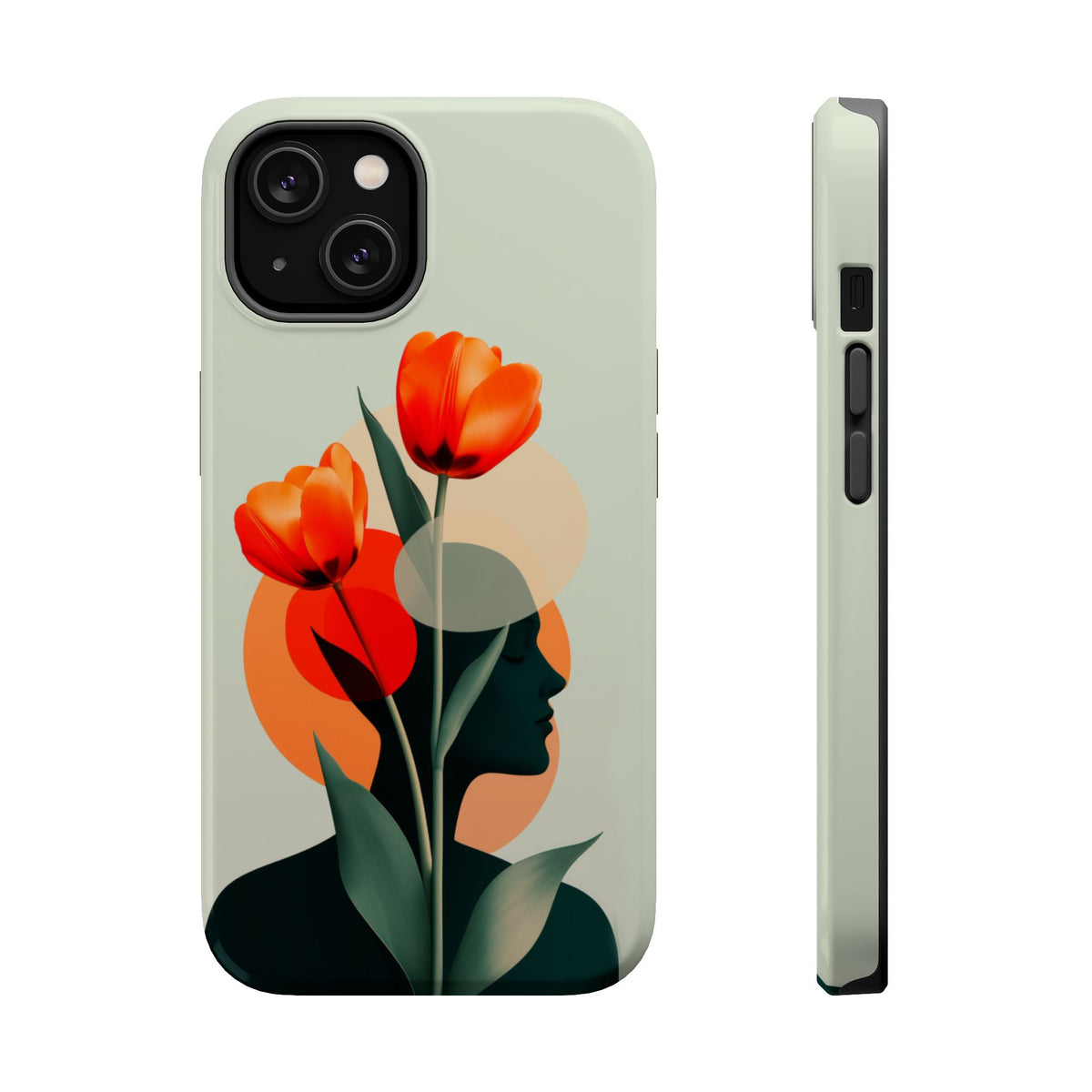 Tulip Silhouette - Magnetic iPhone Case
