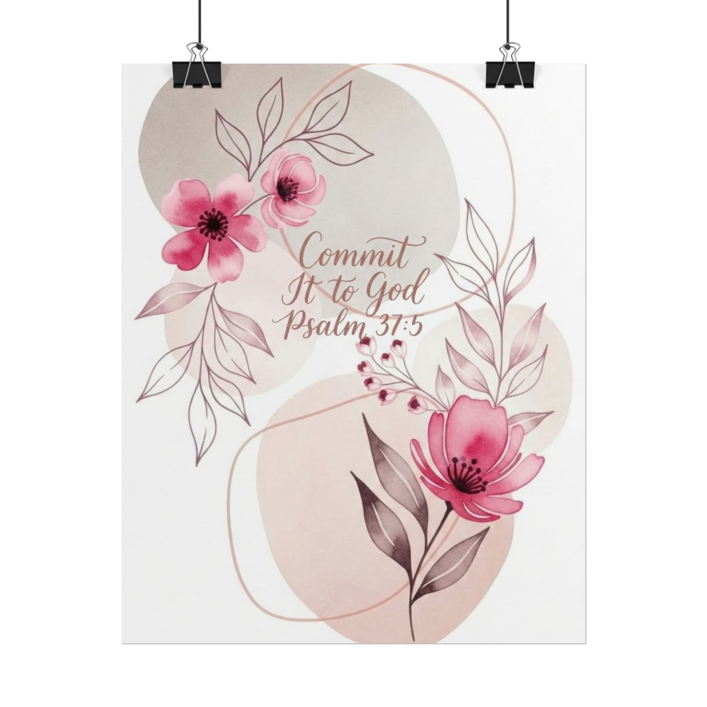 Commit It to God - Christian Art Print