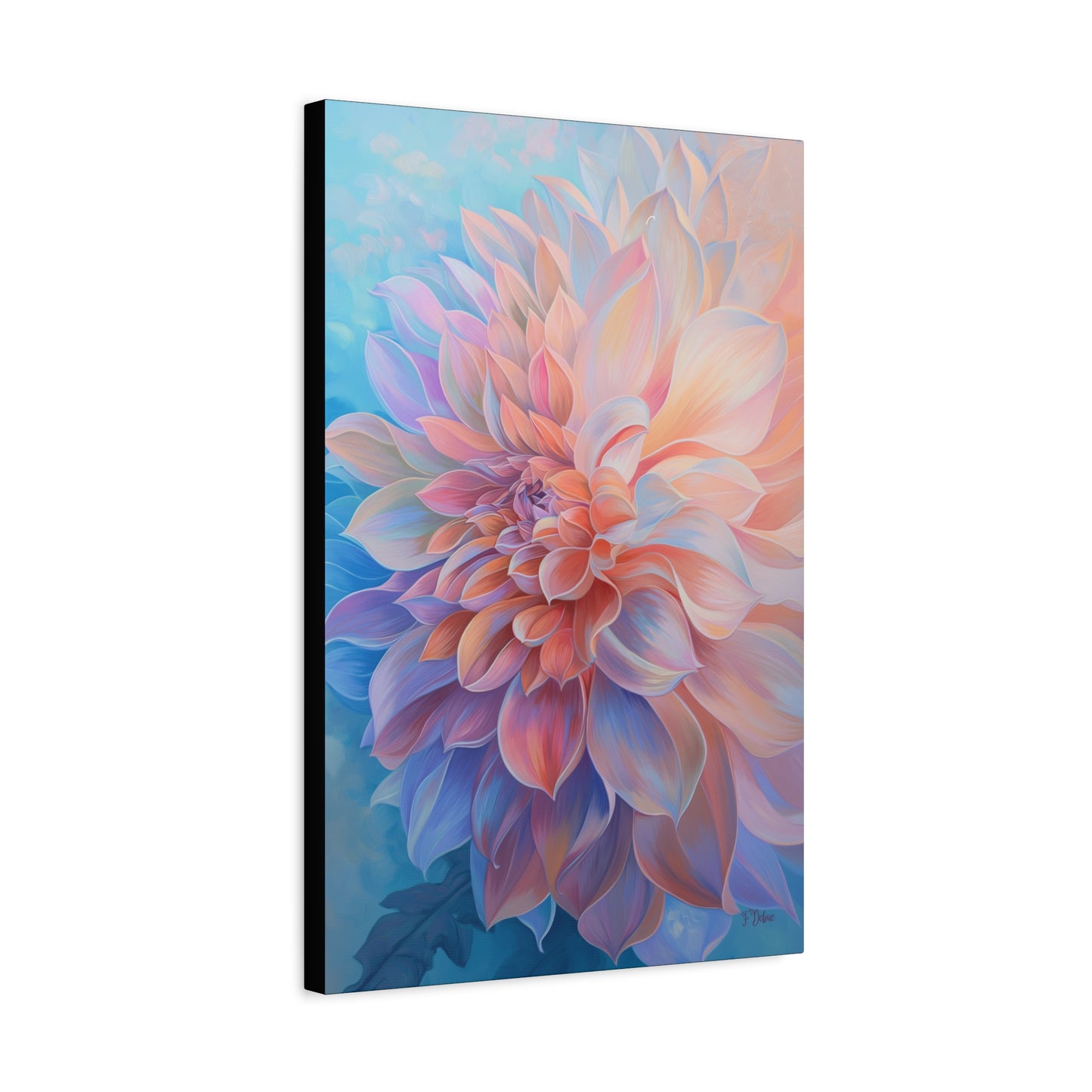 Dahlia Splendor - Canvas Wall Art