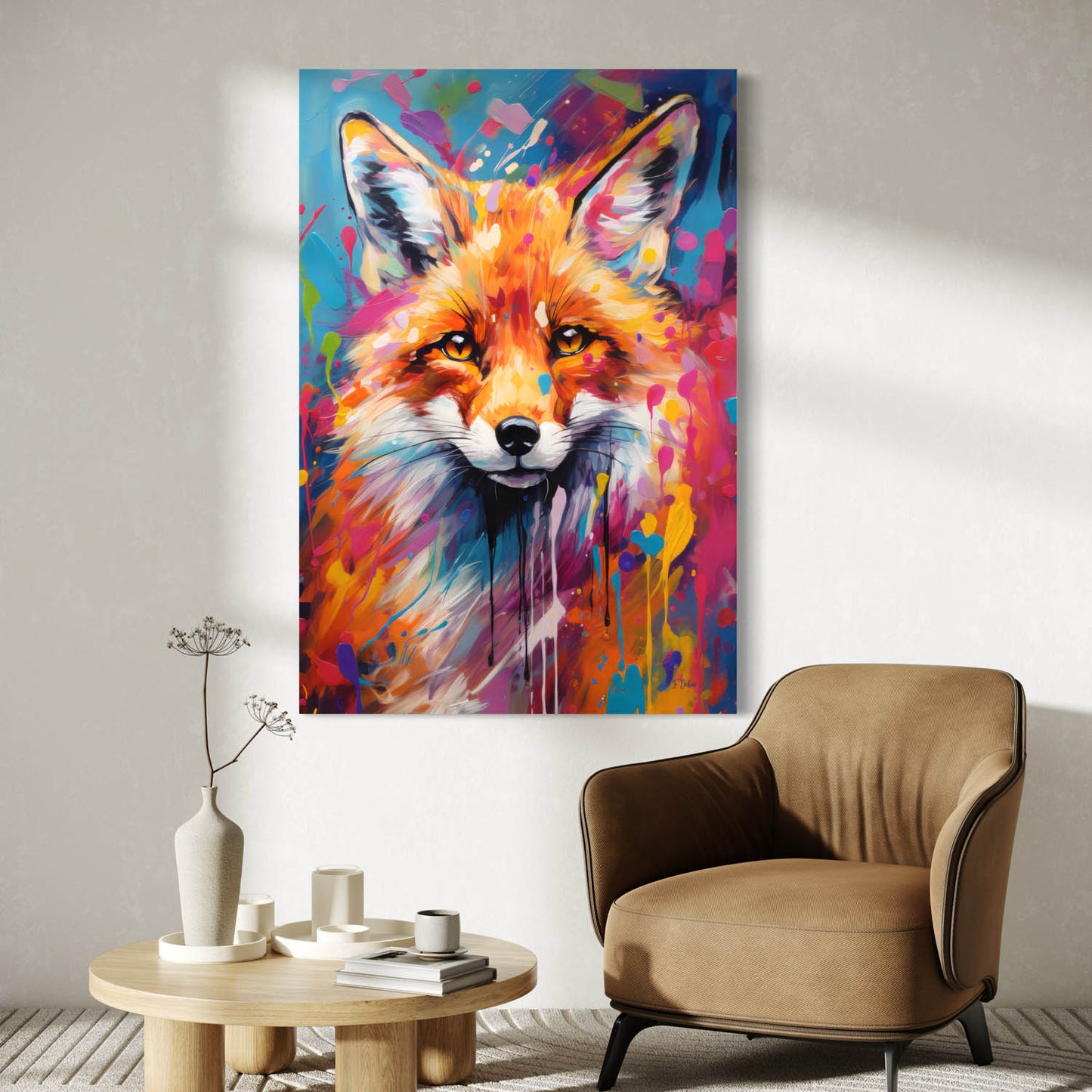 Mystical Fox - Canvas Wall Art