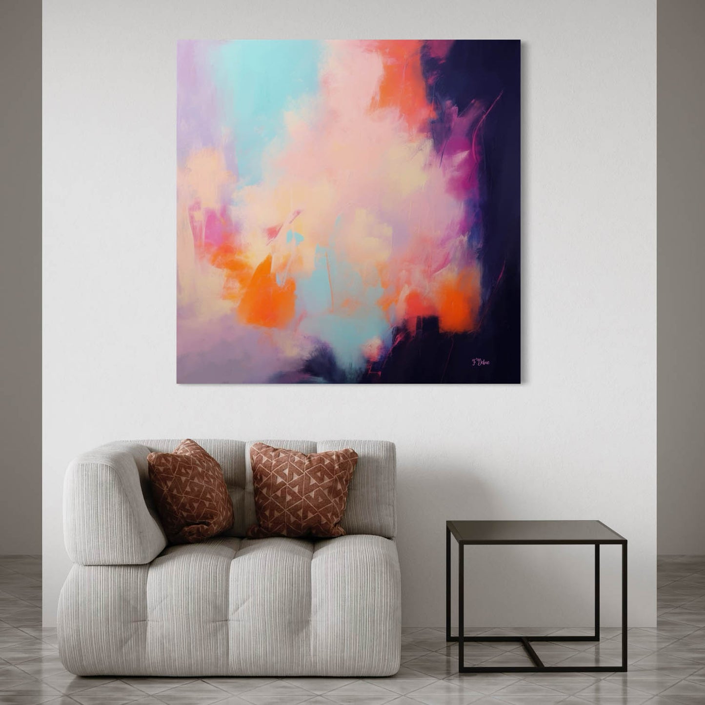 Radiant Echo – Abstract Color Splash