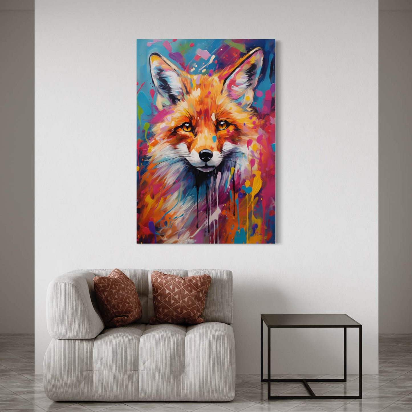 Mystical Fox - Canvas Wall Art