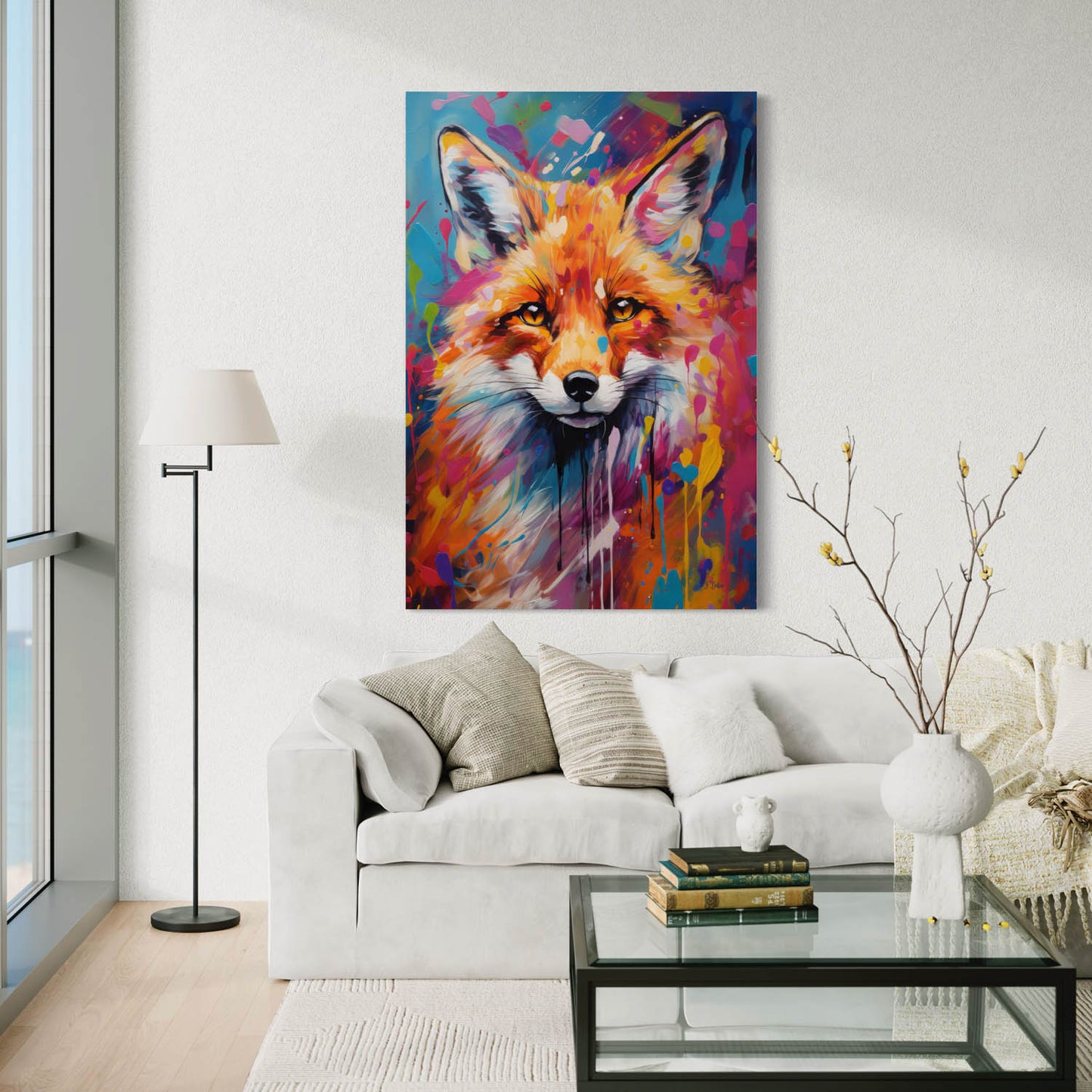 Mystical Fox - Canvas Wall Art