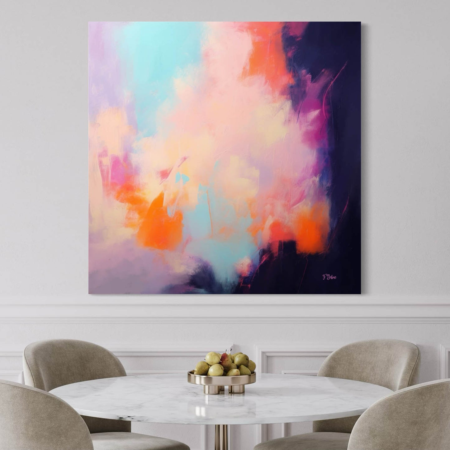 Radiant Echo – Abstract Color Splash