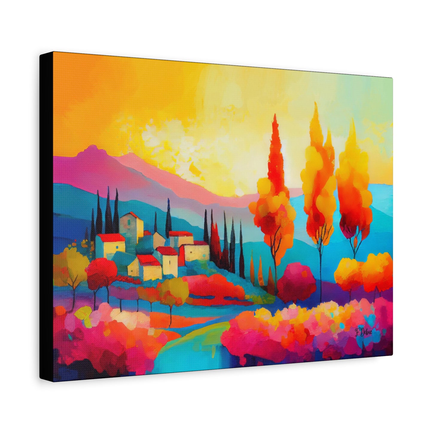 Chromatic Landscape - Canvas Wall Art