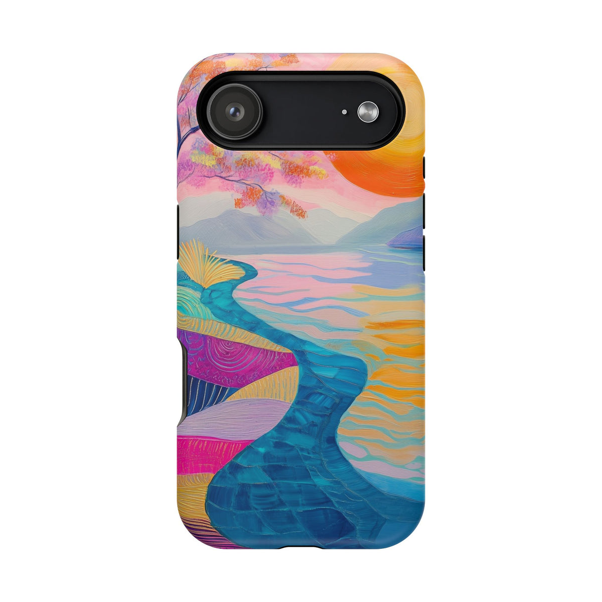 Sunset River - Magnetic iPhone Case