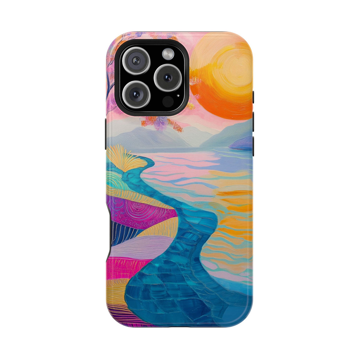 Sunset River - Magnetic iPhone Case