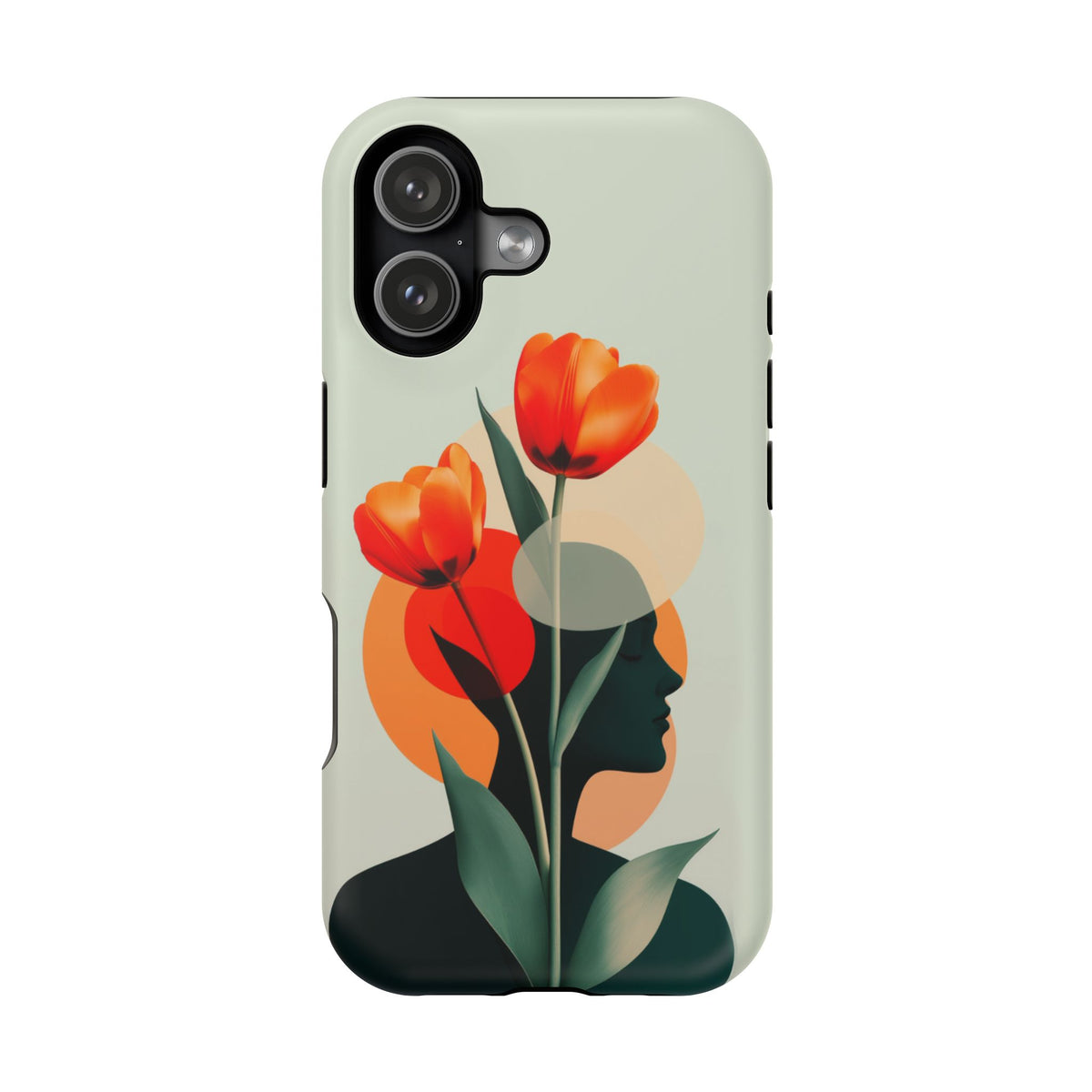 Tulip Silhouette - Magnetic iPhone Case