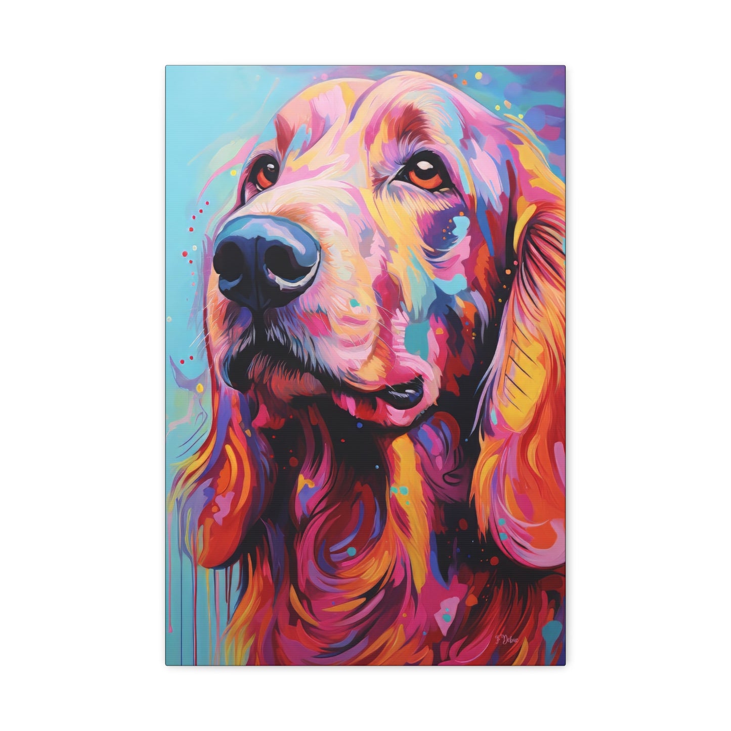 Basset Hound Dog - Canvas Wall Art