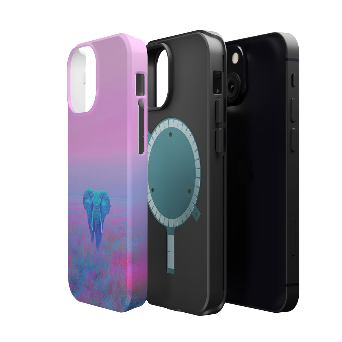 Blue Elephant - Magnetic iPhone Case