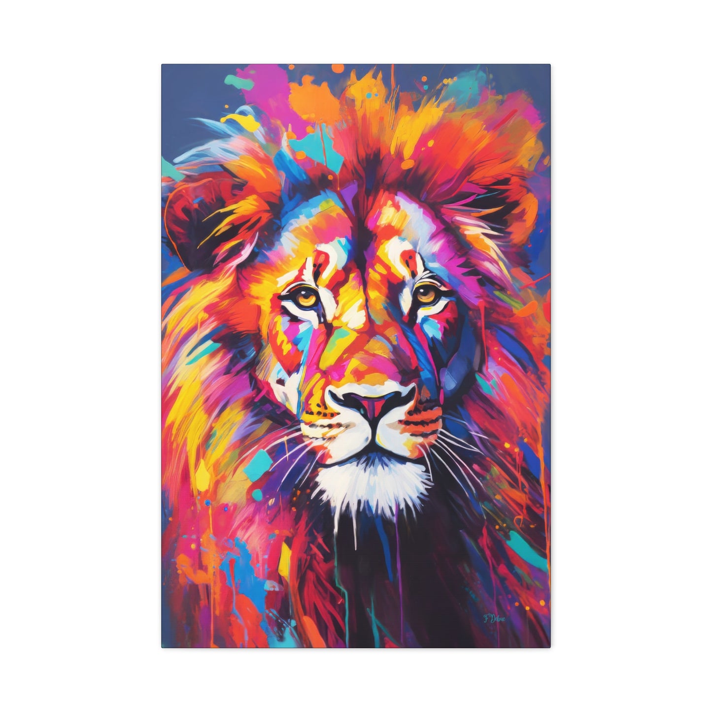 Fierce Lion - Canvas Wall Art