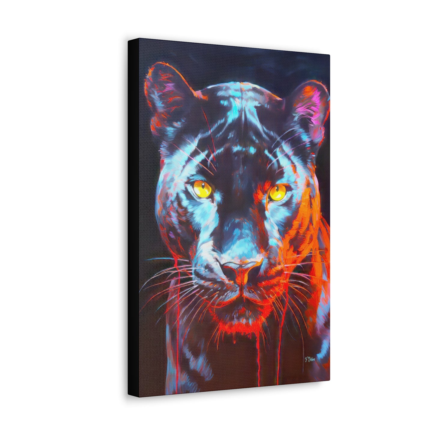 Stealthy Panther - Canvas Wall Art