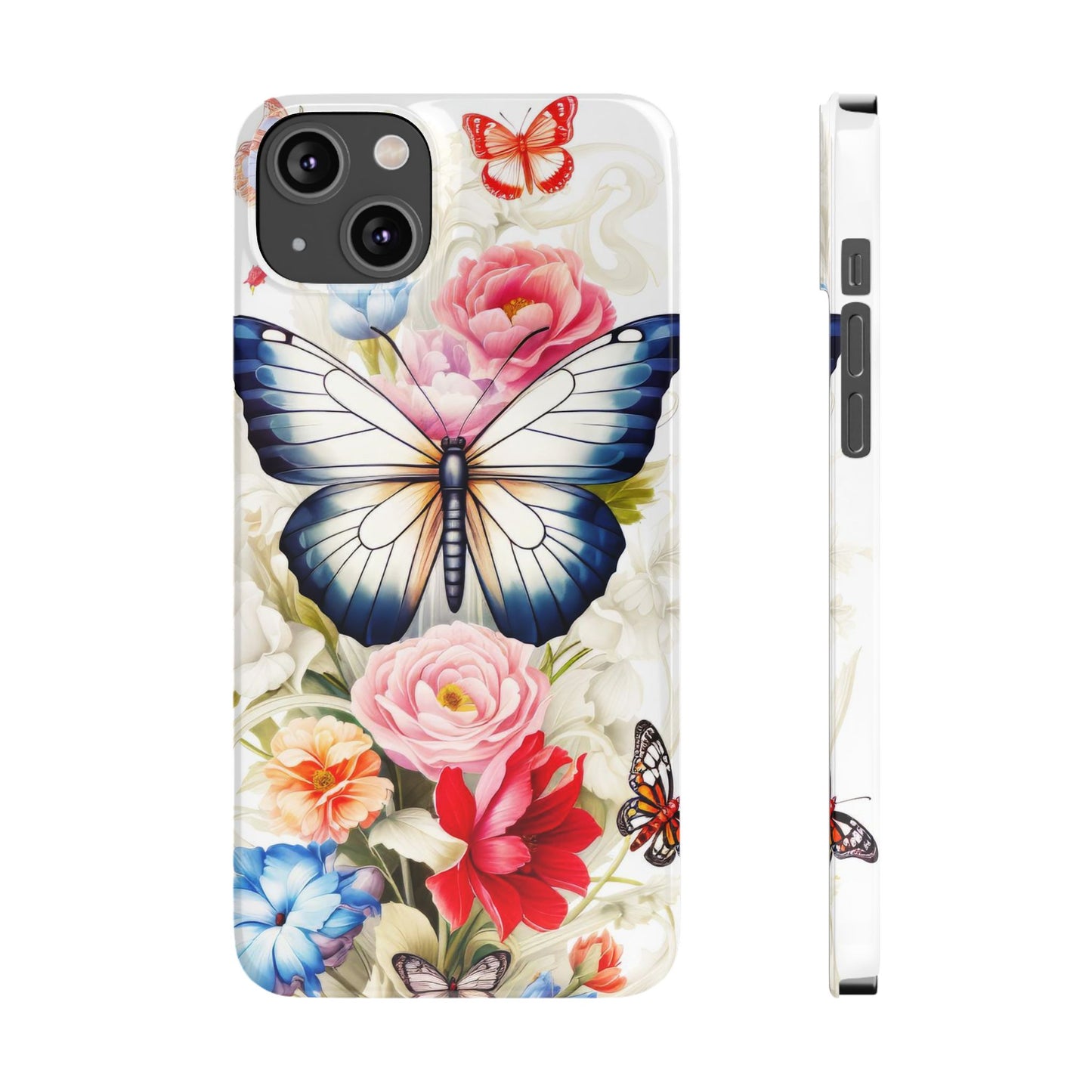 Butterfly Floral - iPhone Case