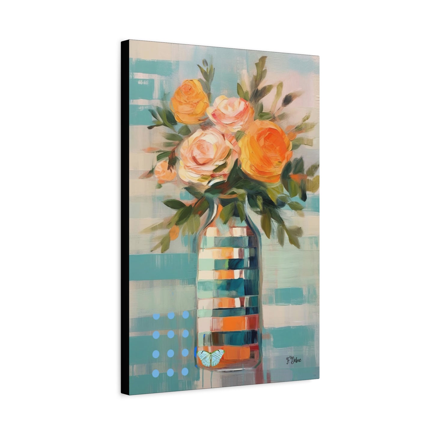Elegant Vase - Canvas Wall Art