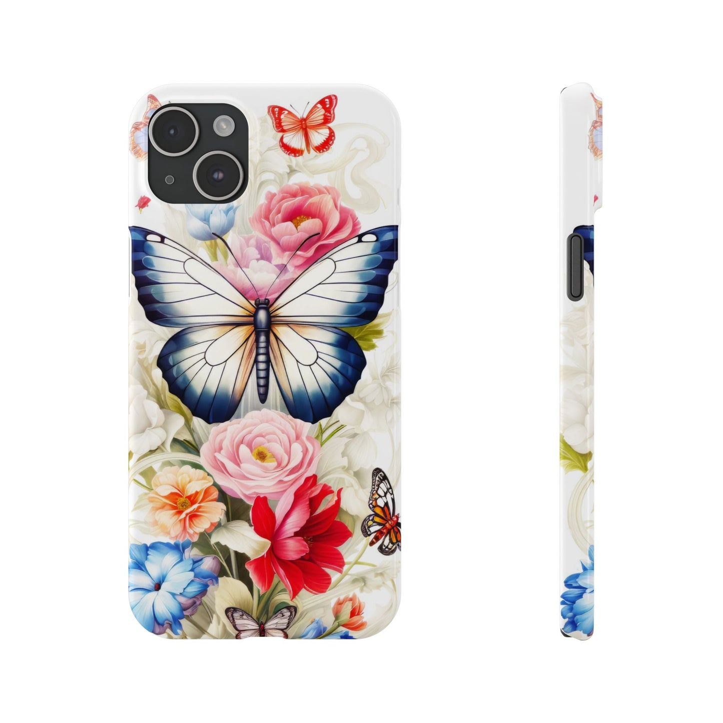 Butterfly Floral - iPhone Case