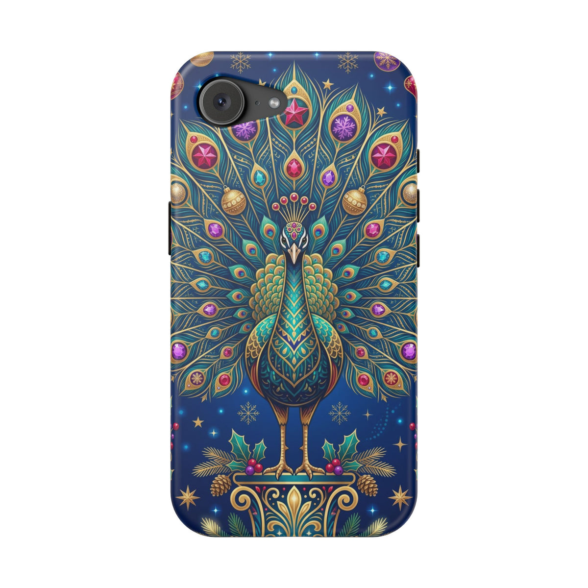 Christmas Peacock - Magnetic iPhone Case