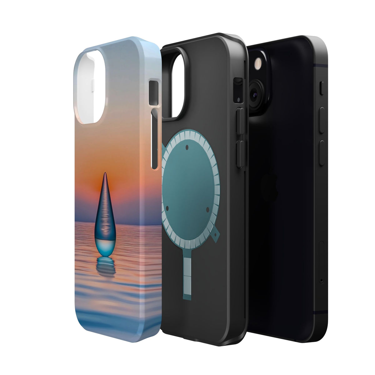 Sunset Droplet - Magnetic iPhone Case